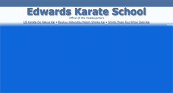 Desktop Screenshot of edwardskarateschool.com